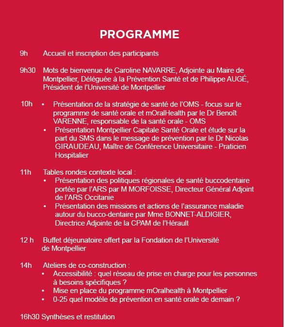 URPSOrthosOcc's tweet photo. L’URPS Orthophonistes Occitanie est fière de faire partie des acteurs de la santé orale et de participer aux premiers travaux de Montpellier Capitale Santé Orale @CHU_Montpellier @n_giraudeau @umontpellier @ARS_OC https://t.co/zhxpN7XhrB