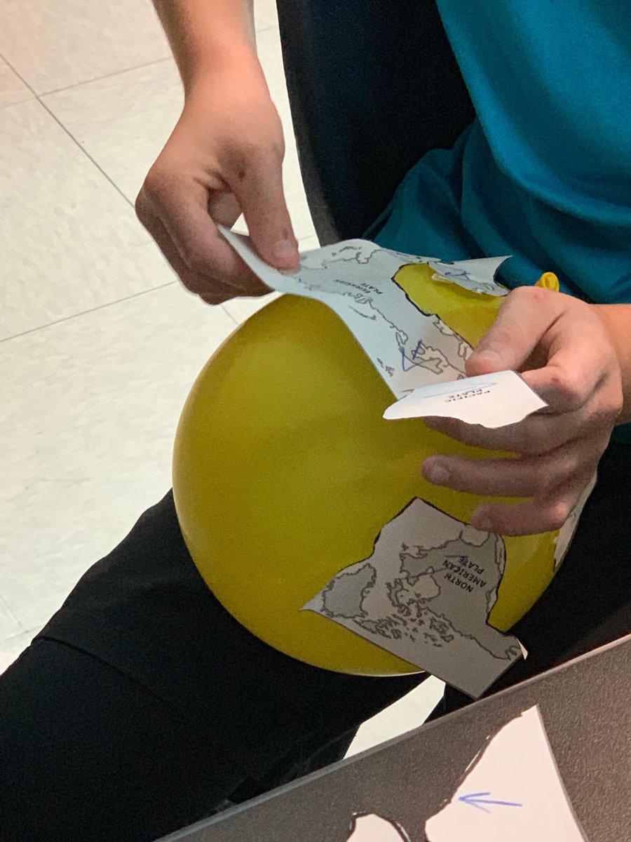 n_lafollette's tweet photo. Xploring plate tectonics movement and predicting future locations #welcomehome #wherewildcatslead #Npossible https://t.co/75CCi7gKEK