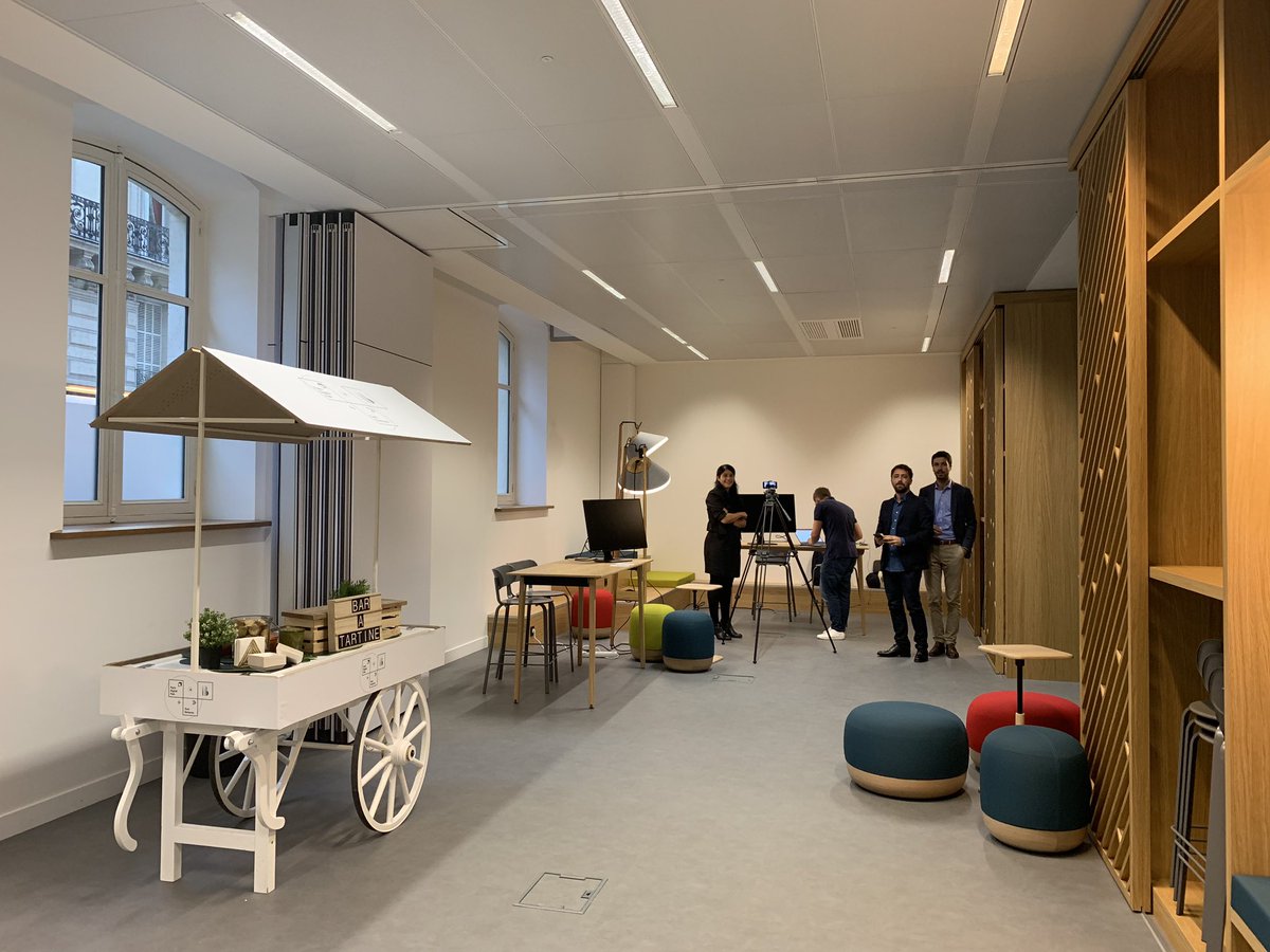 Agathe_Lelu's tweet image. On est prêt !!!  #hubdigital @BergerParis #innovation #créativité #nouvelendroit #theplacetobe