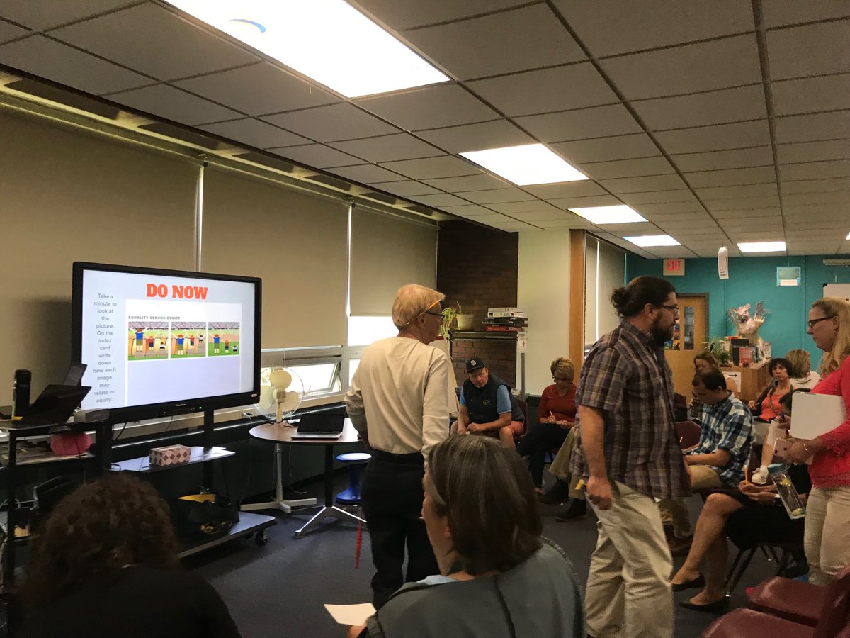 #Cmsvt talks restorative practice and Equity as a staff