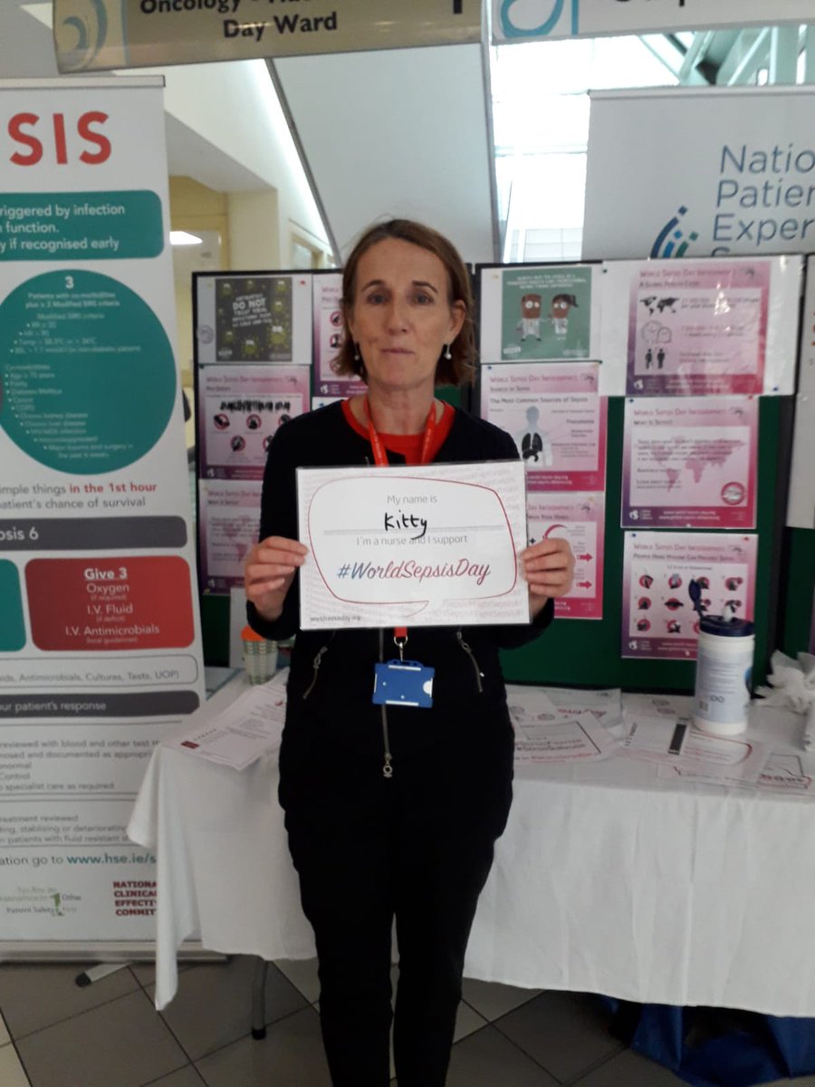 Margarettuohy6's tweet photo. Naas General hospital nursing administration supporting #sepsisawareness #worldsepsisday https://t.co/jPL8jVMMNh