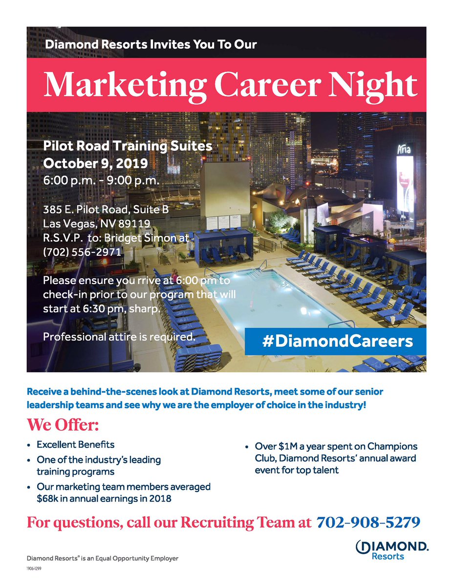 TesiaOrtiz's tweet photo. Our Pilot Road location will be hosting another #marketing career night in just 2 short weeks! Join us on Wed, Oct 9th at 6pm for a night of career growth & opportunity. We will also have free parking & raffle prizes! RSVP to @Recruiterofgems or message me directly! https://t.co/xhC4m7HtbK
