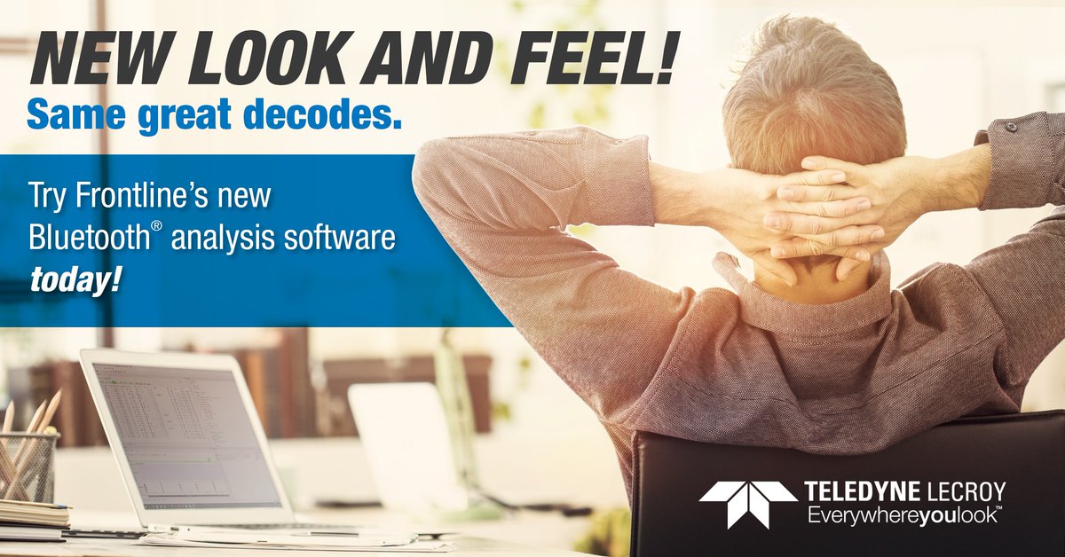 TeledyneLecroy's tweet photo. #Teledyne #LeCroy launches the new Wireless Protocol Suite software for #Frontline #Sodera Series and Sodera LE #Bluetooth #Protocol #Analyzers with improved User Interface (UI)! https://t.co/GIPougvCZk #BT #BTLE #BTLowEnergy https://t.co/k3CT3tTRJS