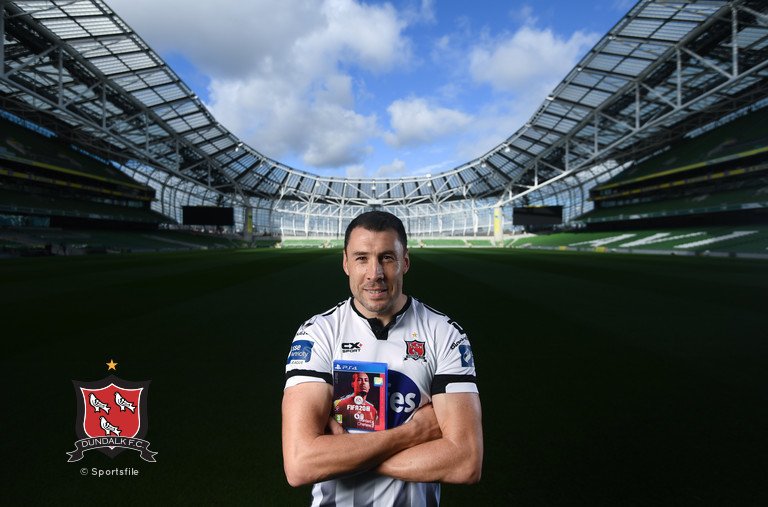 DundalkFC's tweet photo. 🎮It's in the game! @B_Garts 

📷 @sportsfilesteve/@sportsfile 

#FIFA20 #VoltaFootball https://t.co/ozMQBHdGQE