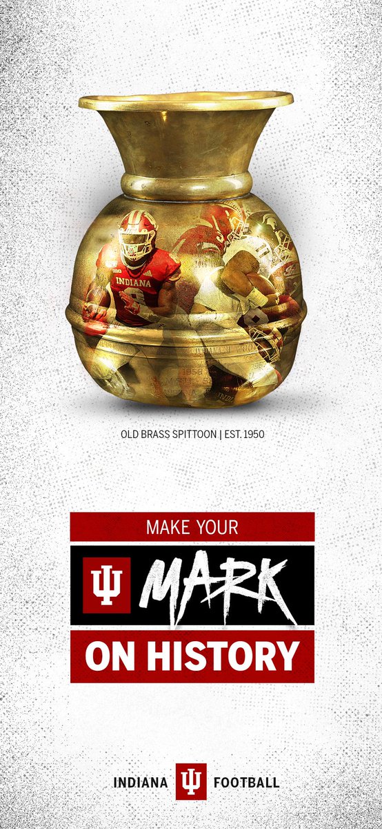 IndianaFootball's tweet photo. #SpittoonWeek ⚪️🔴
#WallpaperWednesday https://t.co/3GfWwev5qX