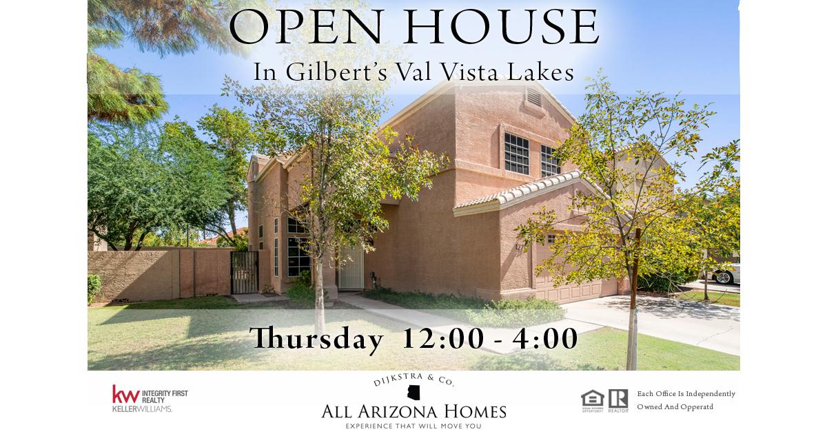 AllArizonaHomes's tweet photo. 🚨Open House🚨
Thursday 12- 4
#Gilbert's #ValVistaLakes W/ heated pools, parks, soccer, basketball, rec center, gym, racketball, tennis 2,067 Sq Ft, 4/2.5, loft, fp, exquisite backyard. 480-812-9200 PIN #4081
#PhoenixRealEstate #AllArizonaHomes #OpenHouse 
https://t.co/ciFVIO0BZU https://t.co/TCQSCYDw8M