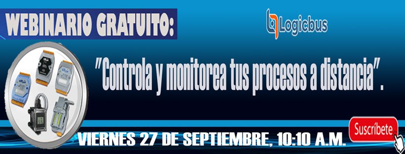 Logicbus's tweet image. Te esperamos en nuestro Webinario gratuito:
Monitorea y controla la temperatura, la detección de presión y la activación de luces o alarmas de sus procesos vía remota con equipos ICPDAS.

Registrate: bit.ly/2mMw2EE

#TECNOLOGY #LOGICBUS #BeLogic #ThinkTechnology #control
