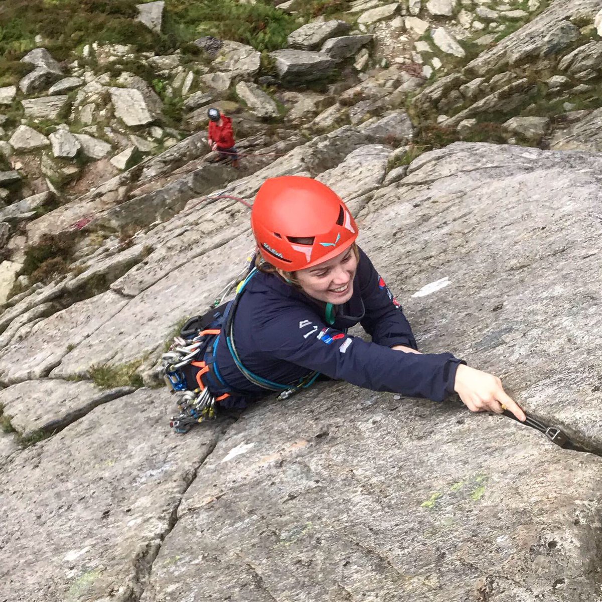 rustybale's tweet photo. Milestone today with @JSMTC_HQ Bex and Iain. Skills for multi pitch climbing - going up, getting down and what to do when things don’t go to plan. @the_AMI https://t.co/cSpxBRczD5
