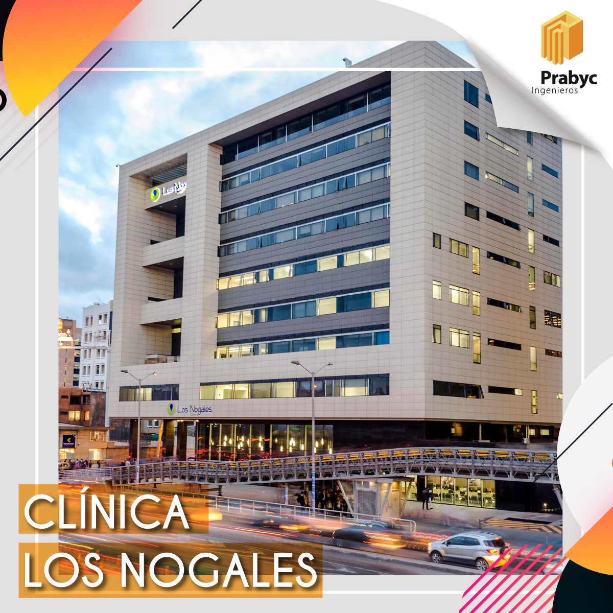 Prabyc's tweet photo. #Prabyc ha construido varias clínicas en todo el país, una de las más reconocidas fue la de Los Nogales. Este hospital de tercer nivel está conformado por una 1 torre de 10 plantas y 3 sótanos; 84 habitaciones, 134 camas de hospitalización y 35 UCI, entre otros servicios. #Bogota https://t.co/woS3PziPee