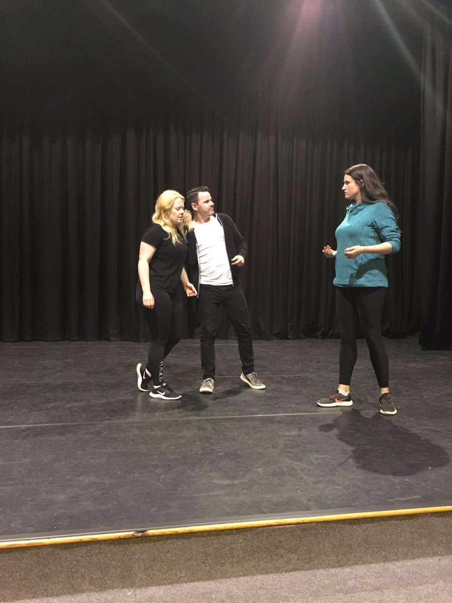 QuintessencePro's tweet photo. Here we are playing around with some abstract physical representations of #Power as only @QuintessencePro know how To find out more please join us for #MeTooThreeFour on 6th-9th November at @Droichead_Arts - our first full production as Theatre Company in Residence https://t.co/Sd3pJAkD4J