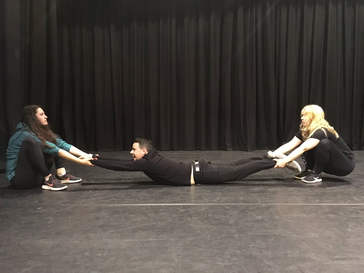 QuintessencePro's tweet photo. Here we are playing around with some abstract physical representations of #Power as only @QuintessencePro know how To find out more please join us for #MeTooThreeFour on 6th-9th November at @Droichead_Arts - our first full production as Theatre Company in Residence https://t.co/Sd3pJAkD4J