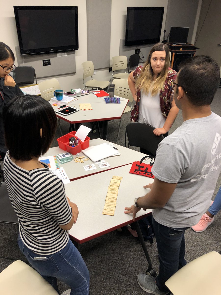 AVMaltese's tweet photo. Had a great #MakingforLearning class today where students had to design games about engaging kids in #DesignThinking abilities @IUMILL @IUSchoolofEd https://t.co/LwrLhuYHbn