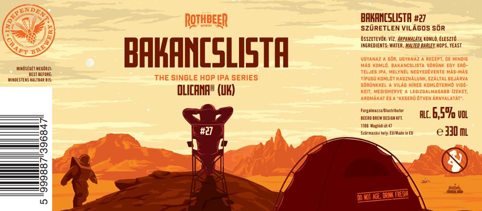 RothBeer's tweet image. New labels! And new Bucketlist! #27 Olicana