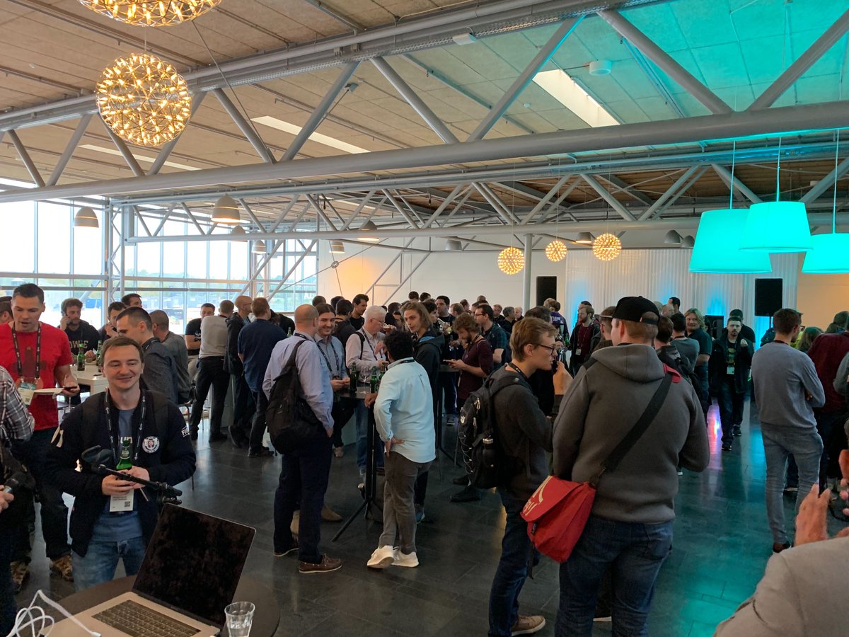 AgoraIO's tweet photo. Great turnout yesterday at the #AllThingsRTC dev meetup at Copenhagen. Thanks to all for coming out and to our partner @unity3d for helping us host this successful event. Missed it? Meet the team at #UniteCopehagen at booth #8! https://t.co/k4Nks100PB