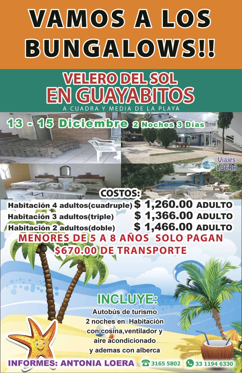 jorgeayal's tweet photo. @TeloVendoGDL @EnGuadalajara Bungalows en Guayabitos Aparta tu lugar!!!! https://t.co/DvREUo1MrU