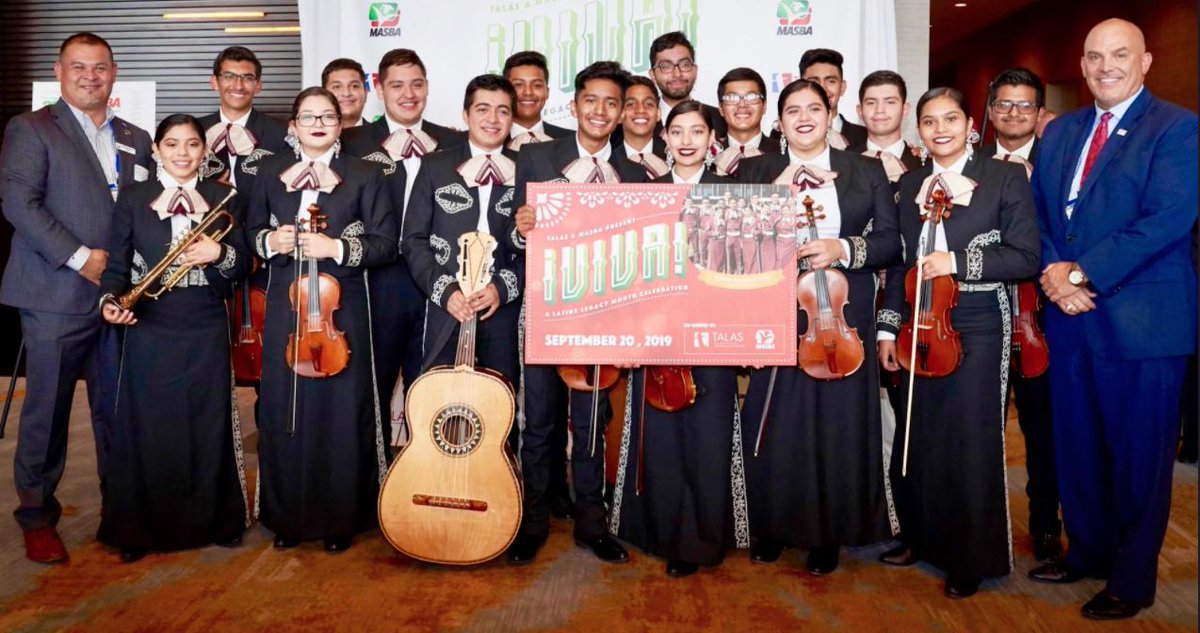 KentPScribner's tweet photo. Our @North_SideHS Mariachi represented #FWISD beautifully during TASA/TASB! Board President @jaramos_jr  and I were proud to have students from one of our District mariachi ensembles showcase excellence during Latinx Legacy Month! https://t.co/CpW6FGr1UI