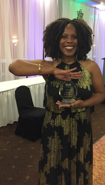BiologyUC's tweet photo. More photos from the STEMmys Awards where achievements of African Americans in STEM, like our own Dr. LaSharon Mosley, were highlighted. In attendance were Dr. Theresa Culley, Tangie Welton, and Dr. Mary Fox as well as other friends. #STEMmys #womeninstem https://t.co/9vaT7VHAG7