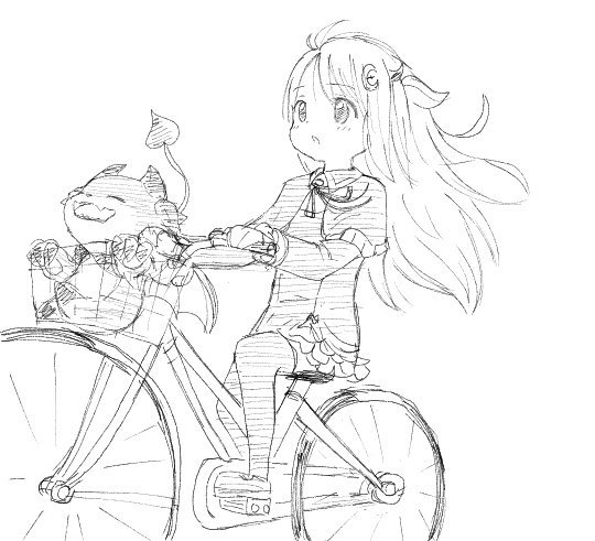 じ、自転車でよ... 