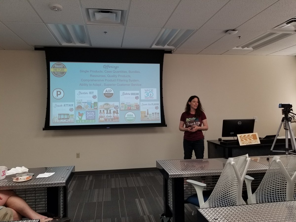 EllenRaynor's tweet image. So excited to hear about ShopAIP's progress at 1MC this morning. Congratulations Sandra!