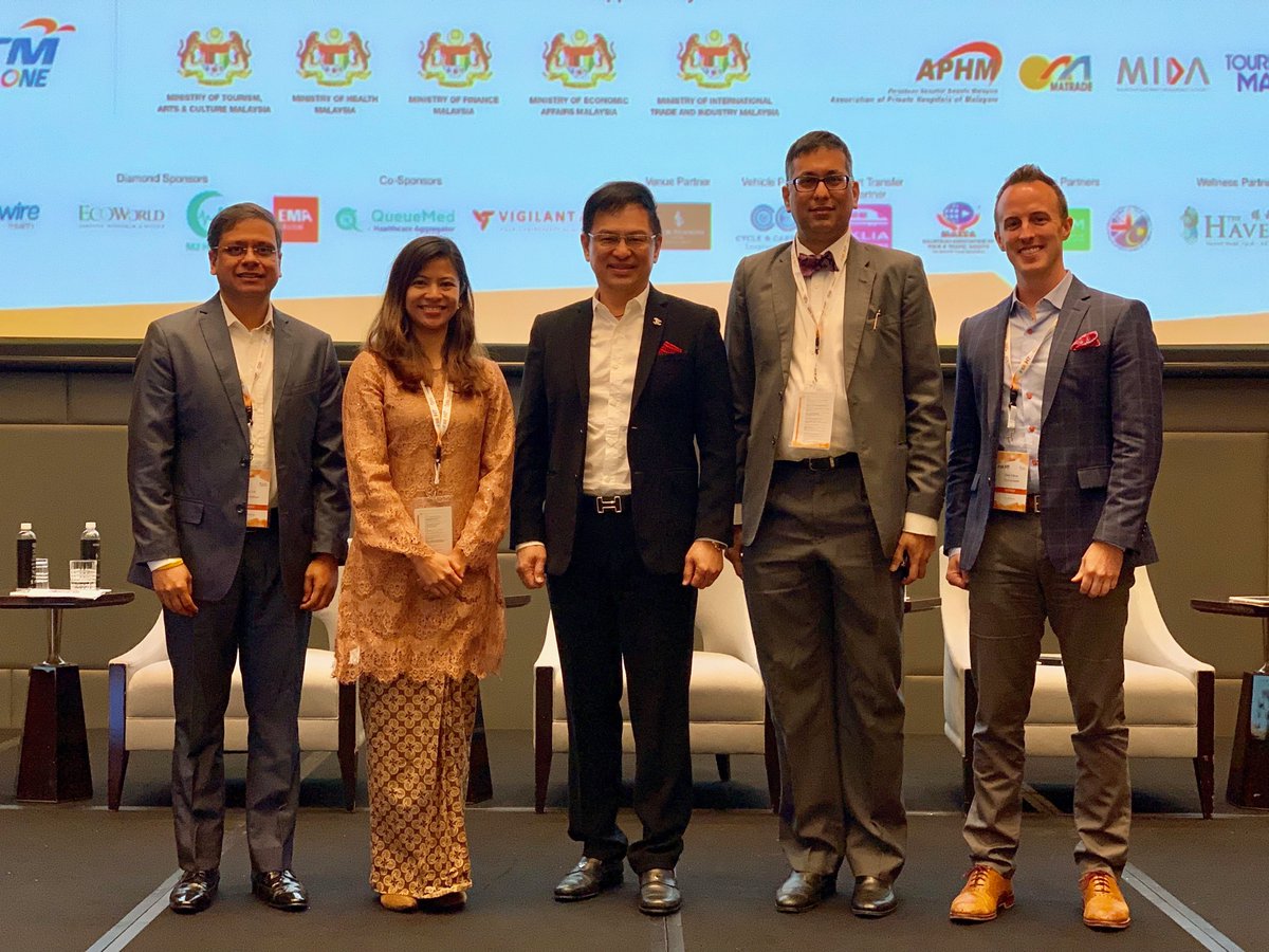 Flywire's tweet photo. We had a fantastic time at #insigHT2019! A great discussion today fellow speakers and our Director of International Healthcare. Thanks to everyone for making this an amazing conference. @mhtcmalaysia #FlywireHealth #paymentssolved #payments @FlywireHealth #malaysia https://t.co/TNmuAtElSu