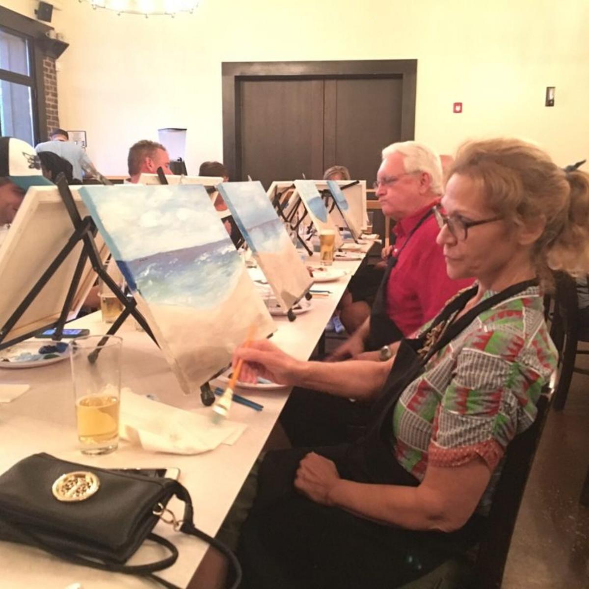 If you can't be at the beach, paint the beach.