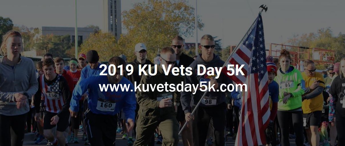 Prices for the #KUvetsday5k increase Oct. 1. Sign up today and help us commemorate the 75th anniversary of the #GIBill. Virtual run option available for those who don't live near Lawrence! All registrants get a shirt/finisher's medal.