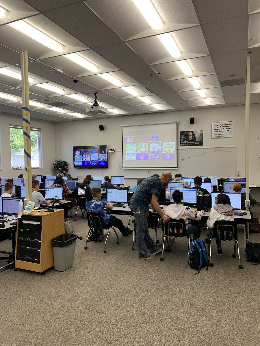 Mr. Bittner, Guymon and Ms. Dimmick’s students at Northridge High becoming tomorrow’s “creators”! Great opportunity for students provided by exceptional teachers, administrators and staff!