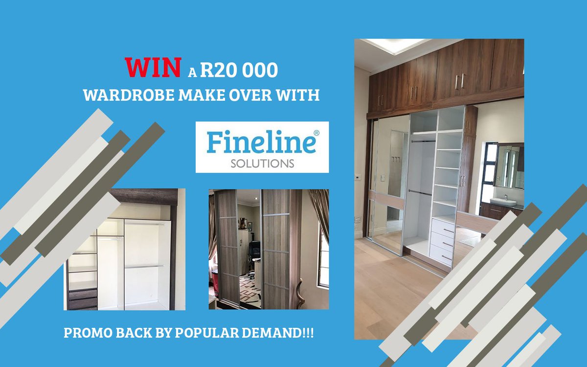 Fineline_Soluti's tweet photo. Win a Wardrobe Makeover!
Follow the link and complete the form, sign up for our newsletter and like & share the page to qualify. T’s & C’s Apply.
Click here to enter: https://t.co/sx9WDntGiR
#FinelineSolutions #SlidingMirrorDoors #Wardrobes #InteriorDesign #MirrorDoors https://t.co/g48atVrsF7