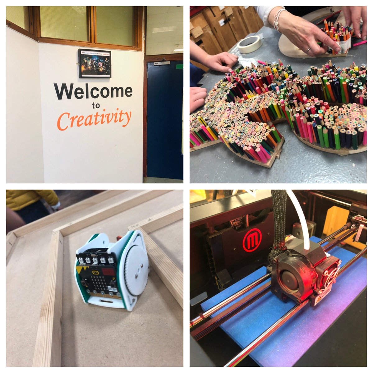 RawCreativity's tweet image. We are enjoying meeting all our future pupils at open evening tonight!