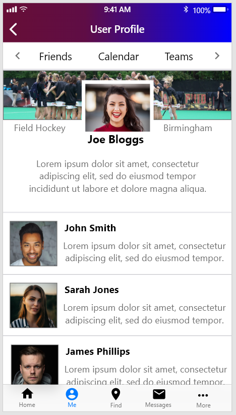 CirkuloApp's tweet image. An early design of our Profile Screen. #uidesign #design #UI #app #appdes