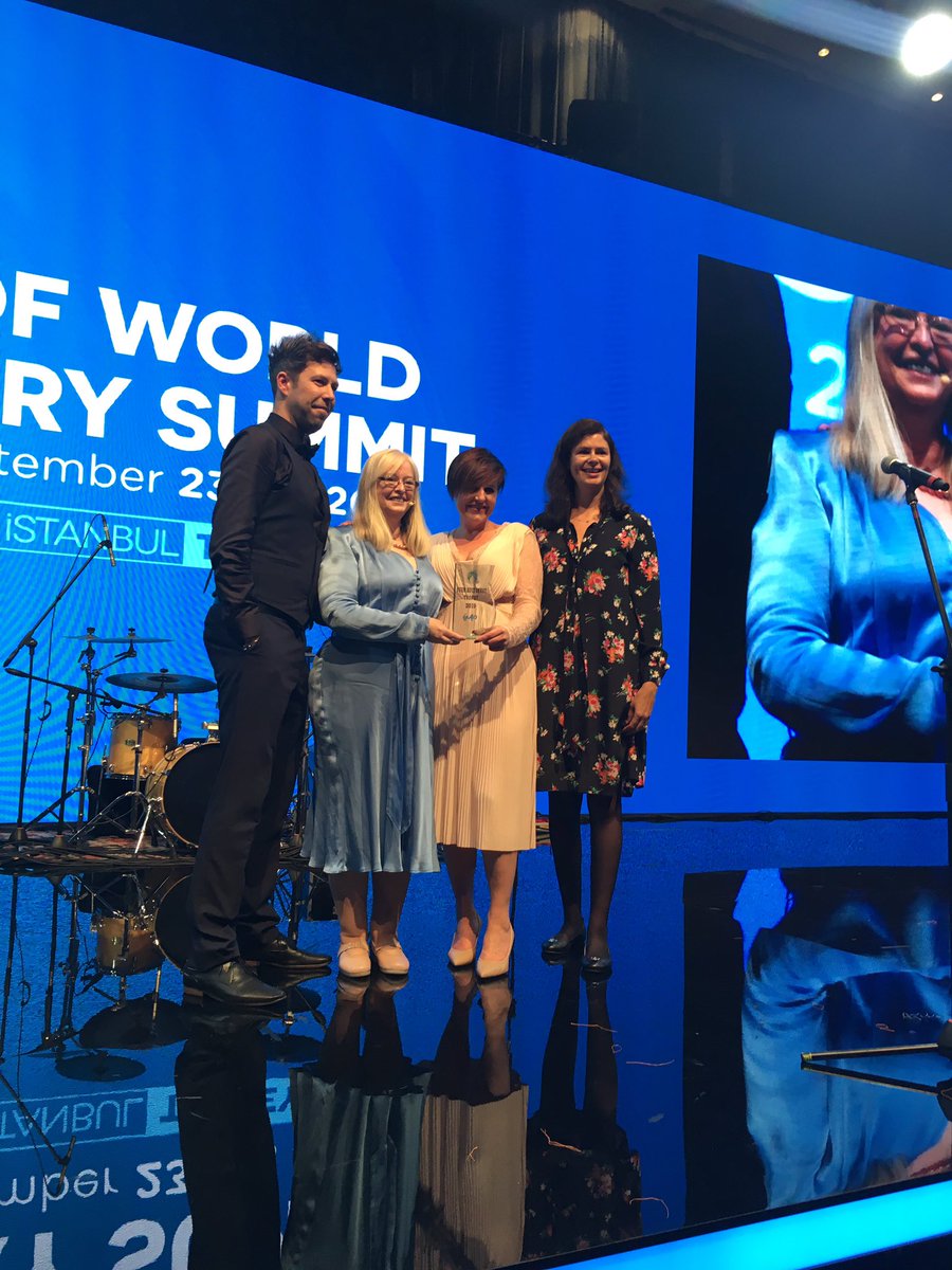 Huge congratulations to my colleagues <a href="/AHDB_Dairy/">AHDB Dairy</a> for the IMP Yves Boutonnat Marketing award for their joint marketing campaign with <a href="/dairyuk/">Dairy UK</a> #IDFWDS2019. Well deserved!! #britishdairy