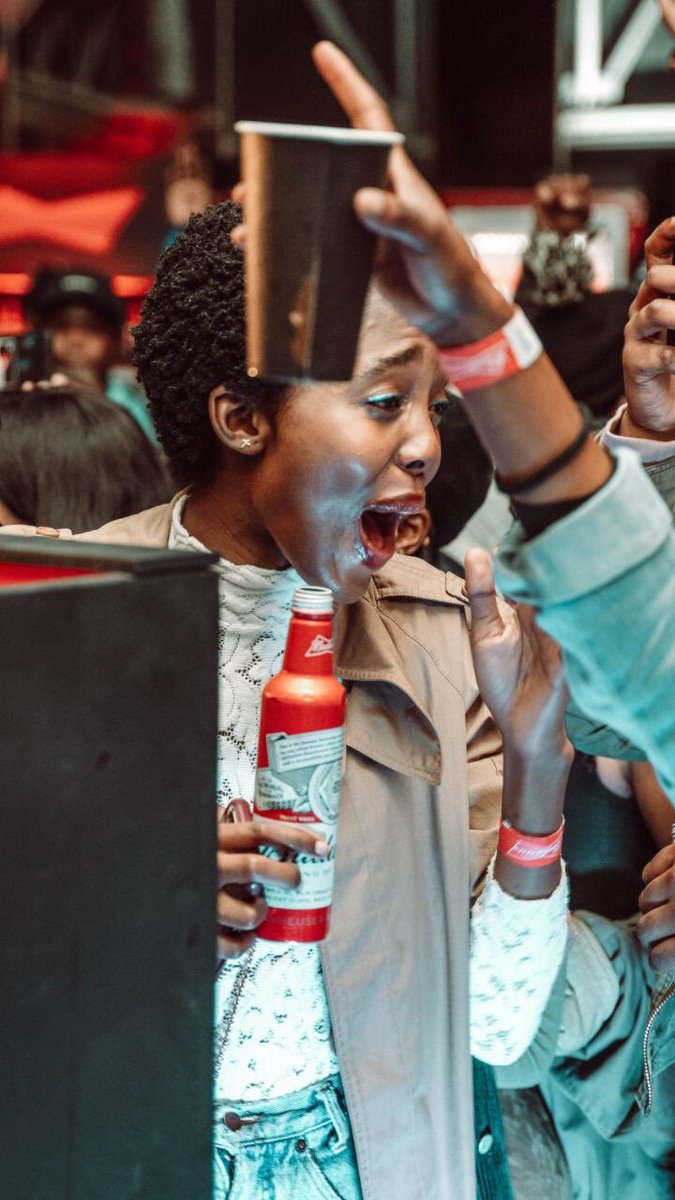 lisakhat_'s tweet photo. We need to give props to #BudX #LabJHB for uniting everyone through ice cold beers and music 😭❤️ https://t.co/bBezEHWU2c