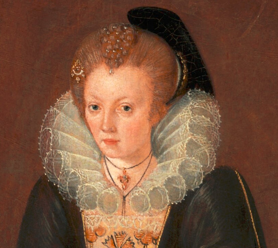 OldPortraiture's tweet photo. Died #OnThisDay in 1615: #English #noblewoman Lady Arbella #Stuart (1575-1615), possible successor to #QueenElizabethI
Possible #Portrait by an Unknown Artist, ca. 1595-1600
#ArbellaStuart #ArabellaStuart #Elizabethan #Portraiture #Renaissance #EnglishArt
#NPG https://t.co/0Azp1lWXWA