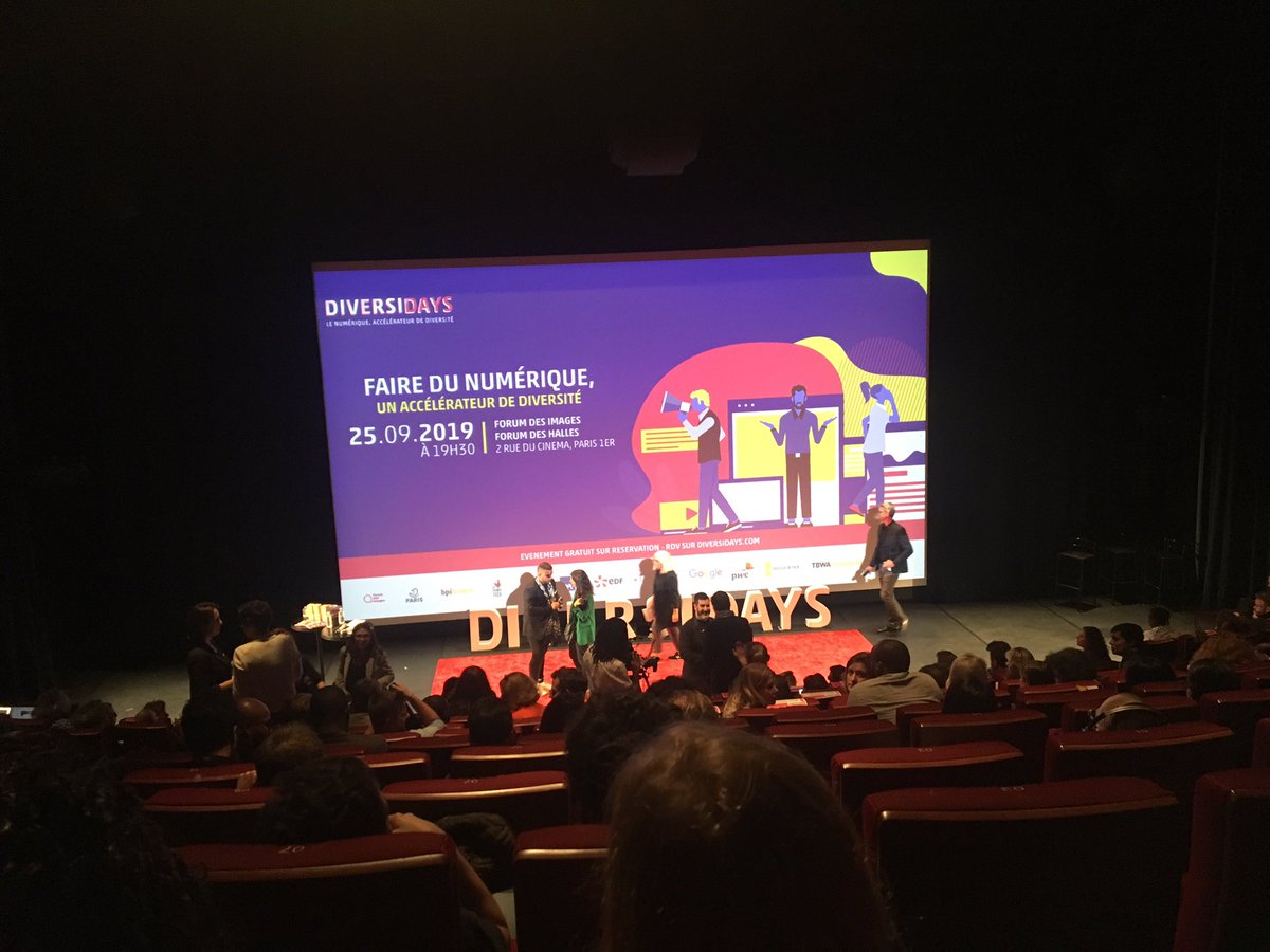 asma_fendri's tweet image. Here we go! @diversidays au forum des images 👌🏼 #techforgood #techfordiversity