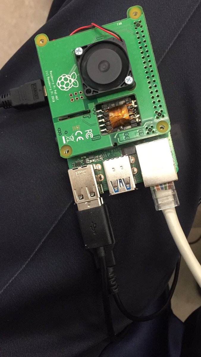 MrPags_CBWest's tweet photo. Raspberry Pi 4 with POE Hat! Shout to @jontaylorCB for the generosity of the Pi 4! AP CSP exploring C++ and Arduino this week then Python and Pi next week! @Raspberry_Pi @ThePSF @arduino #coding #supersteam https://t.co/fMqT8Mlql2