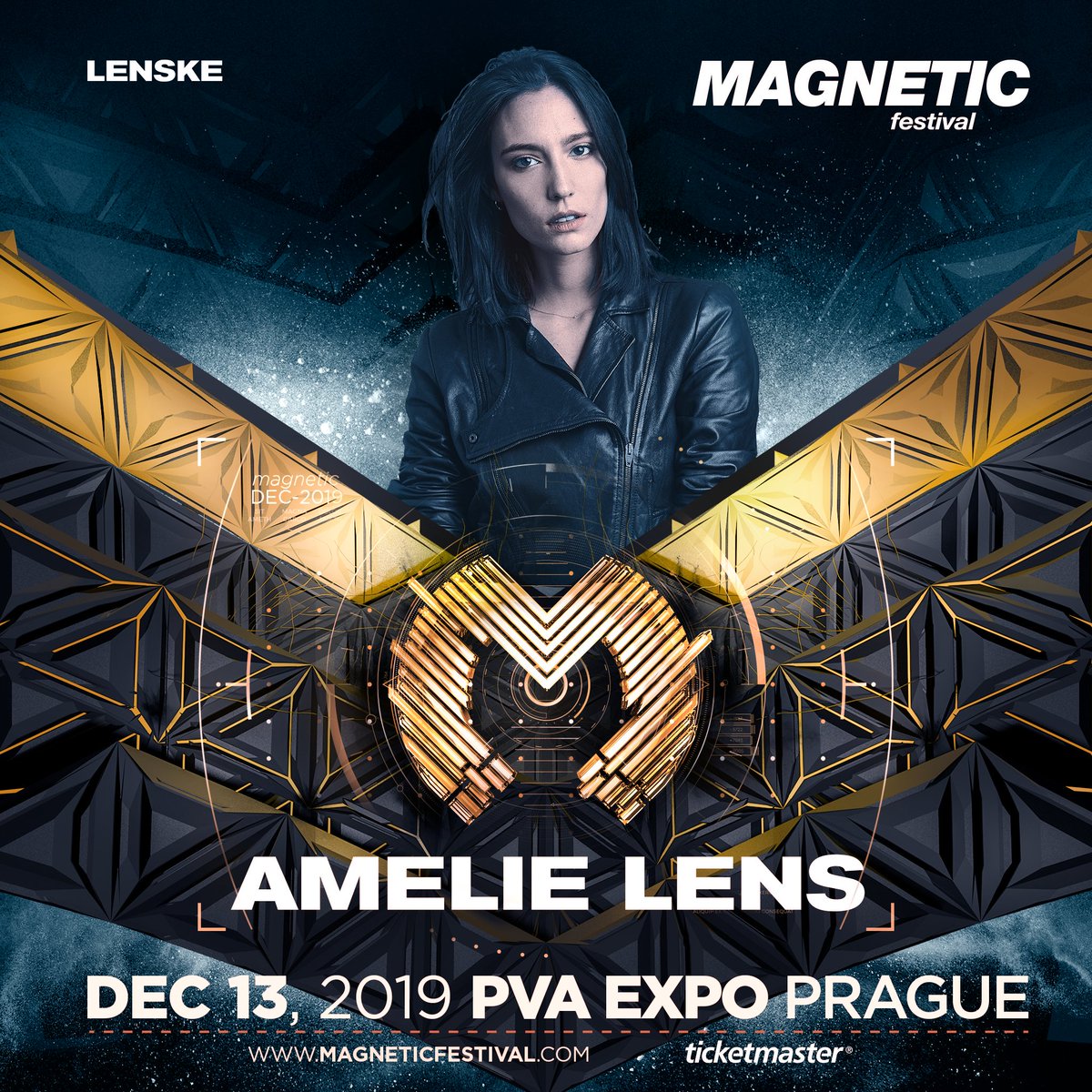 Welcome on board!! <a href="/AmelieLens/">Amelie Lens</a> headlining 🔵 BLUE STAGE at the <a href="/MAGNETICfest/">MAGNETIC festival</a> 🔥🚀🐈 #MagneticFestival #prague #cats 🤣
