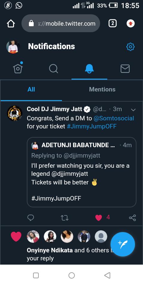 iamJAYCOOL's tweet image. Boss @djjimmyjatt just make my week✌️💯😁
#JimmyJumpOFF