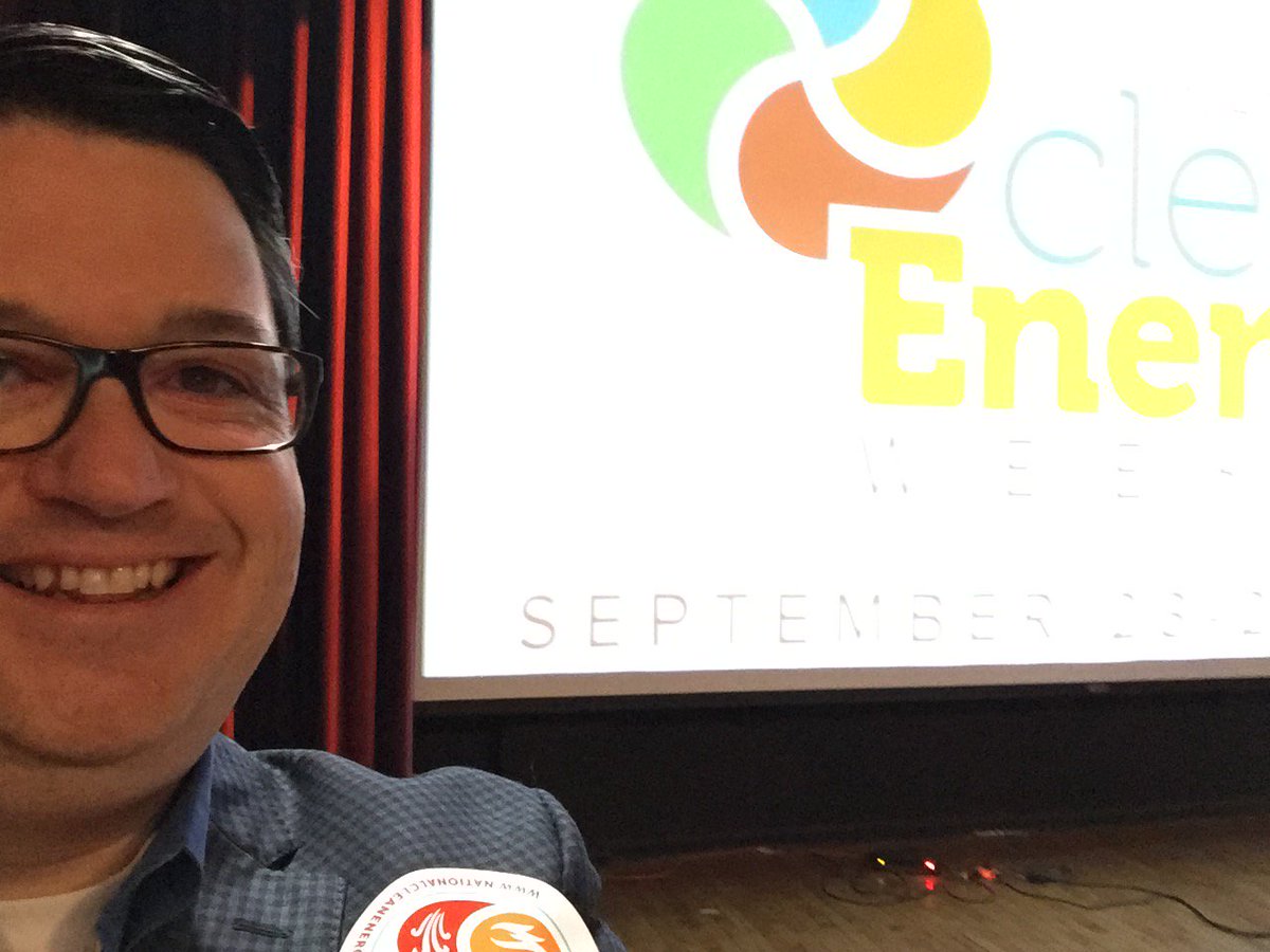 NCEWConf's tweet image. In #KansasCity @1MillionCupsKC had #CleanEnergyWeek on the mind. @dynamhex (monitoring energy consumption) and #hyperborean (cold from heat - waste heat to power) presented. #NCEW19