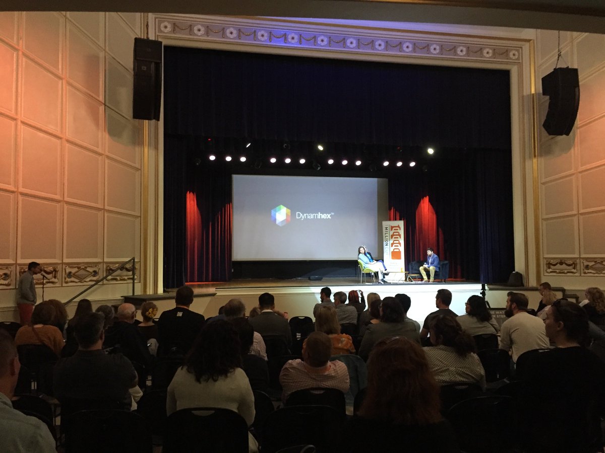 NCEWConf's tweet image. In #KansasCity @1MillionCupsKC had #CleanEnergyWeek on the mind. @dynamhex (monitoring energy consumption) and #hyperborean (cold from heat - waste heat to power) presented. #NCEW19
