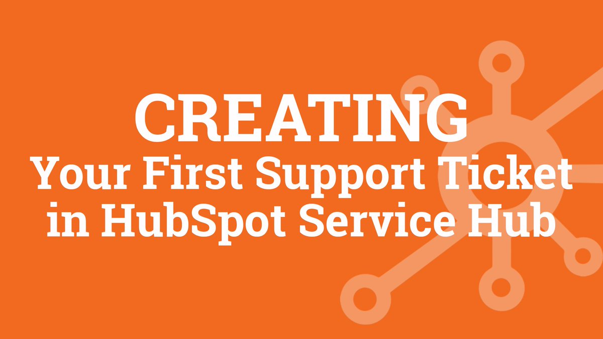 GeorgeBThomas's tweet image. Creating Your First Support Ticket In @HubSpot.

In this @SprocketTalk video, we dive into the HubSpot Service Hub.

Watch now: bit.ly/2l81zAF

We show you how to create a support ticket, talk about customer ...

#hubspot #inboundlearning #hubpartner #CustomerService