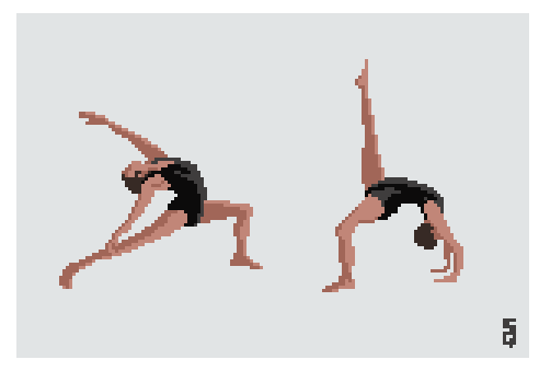 SquidAndCrow's tweet photo. A couple of #yoga poses for @Pixel_Dailies! 🧘‍♀️🧘‍♂️
#pixel_dailies #pixelart #ドット絵 https://t.co/olmxRIRgcS