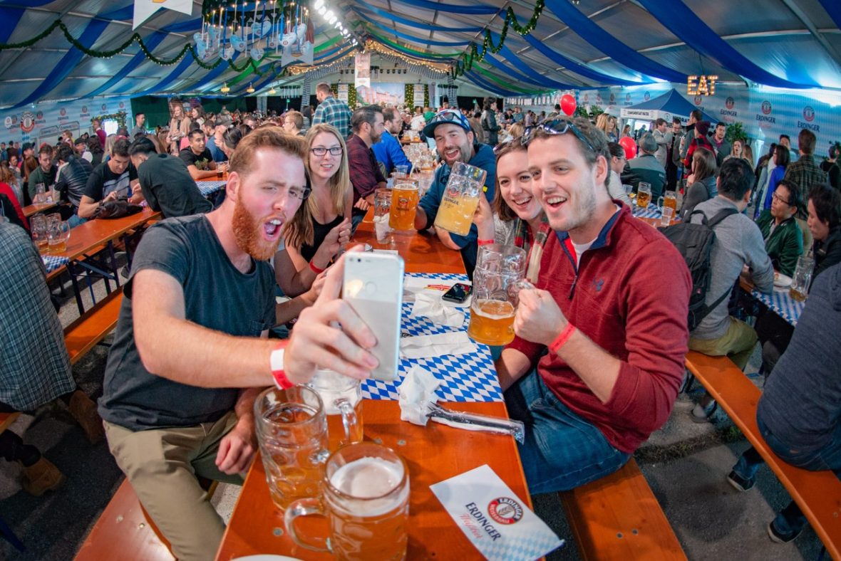 torontoism's tweet photo. Oktoberfest @TOOktoberfest, inspired by the original German tradition, is setting up tents at Ontario Place to introduce Bavarian traditions to Toronto this weekend! 
https://t.co/Jb08jrbyBD https://t.co/2zOTx85Fka