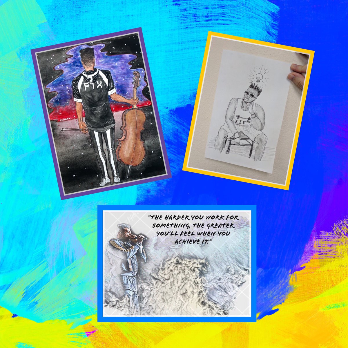 PTX_FanArtBooks's tweet photo. This is the 1st #KevinWednesday thread for the art book we'll deliver to @KOlusola in 2020! Each fan's 1st piece of art for Kevin’s book is automatically entered w/o votes! No votes needed this week! Enjoy the thread, praise the art, &amp; #PleaseRT https://t.co/UFXHQDKypv