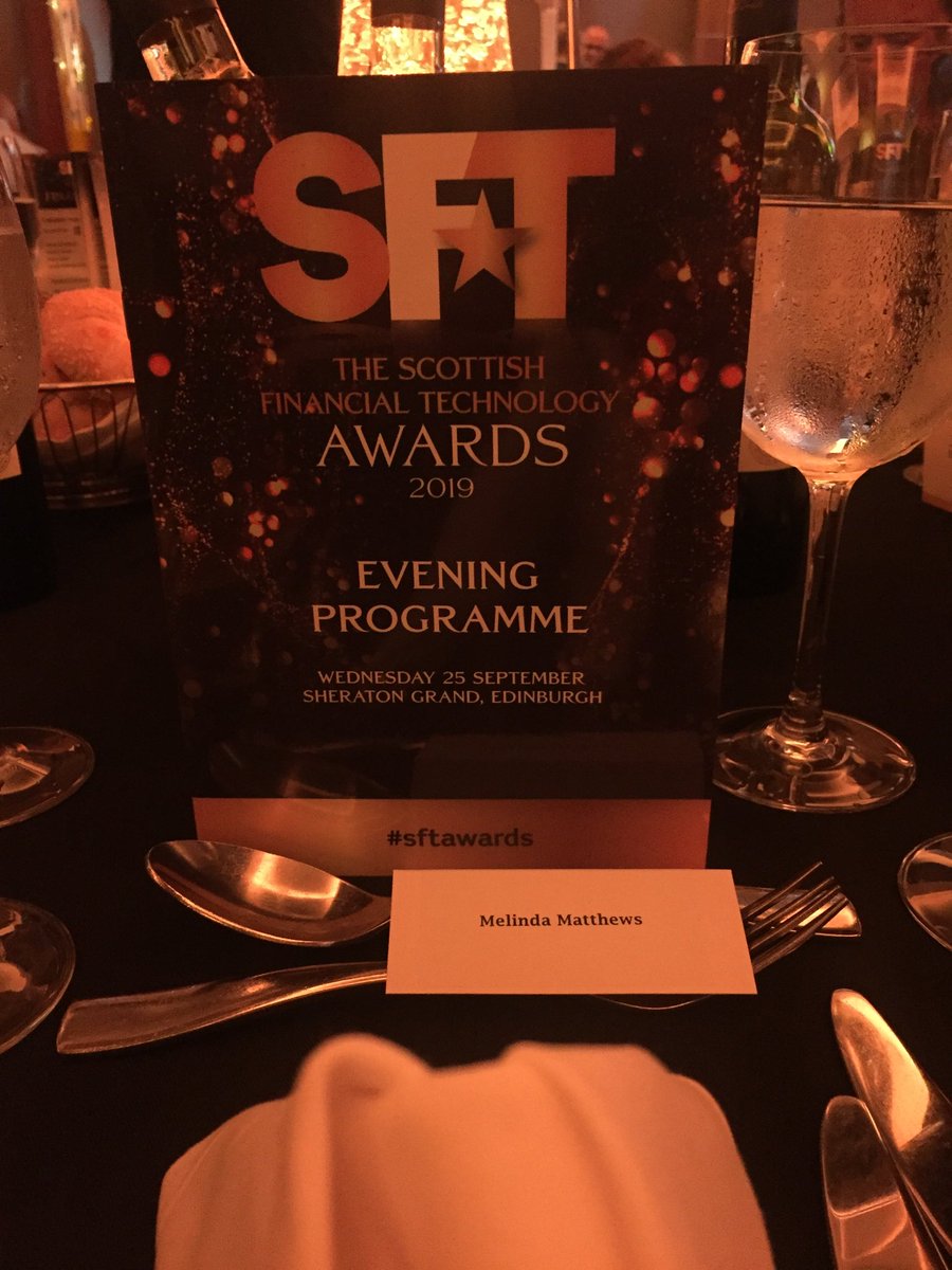 MaMChannel's tweet photo. At the Scottish fintech awards and so thrilled to be nominated as partner of the year.   Good luck to all nominees. https://t.co/1v3ujfTbv9