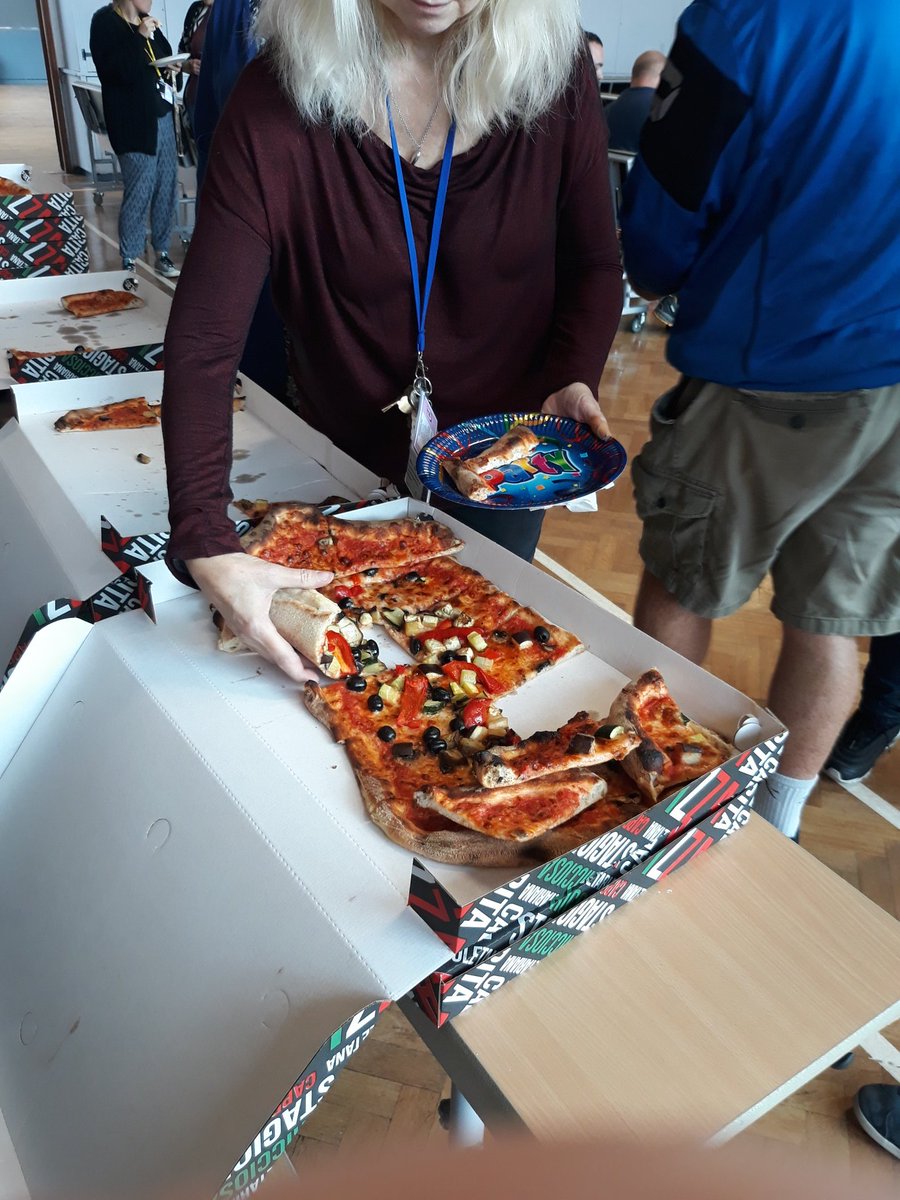 <a href="/VincesKitchen/">Vinces Kitchen</a> Many thanks for pizza for today's staff lunch @Hailey_Turnford