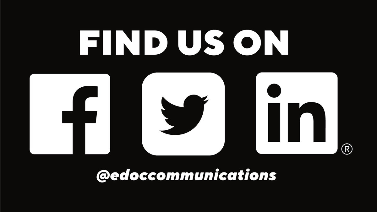 eDOC_Comms's tweet image. Follow us on Facebook, Twitter &amp;amp; LinkedIn!
#thankyou #nimbleprecision #edoccommunications