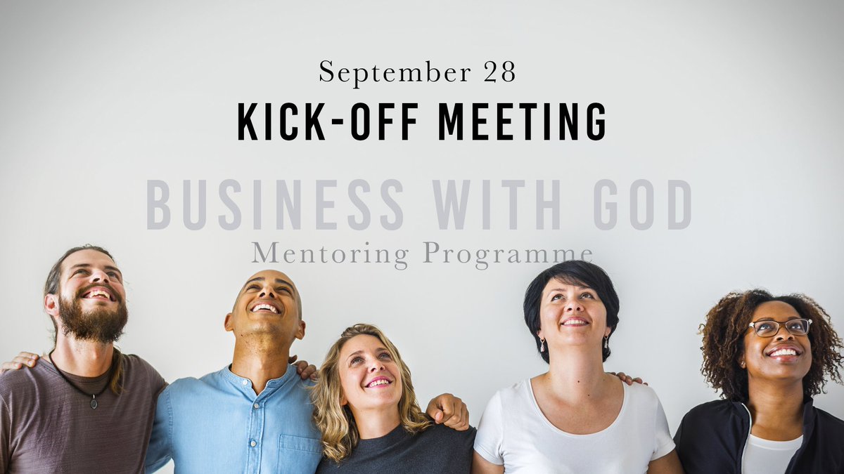 XRDS Business with God - Mentoring Programme will start soon.
Come &amp; get to know more about the programme and the people on Saturday, Sep 28, 09:30-11:30 at Community Center. 
Sign up: xrds.nl/events/mentori…
#xrdschurch #businesswithgod #mentoring