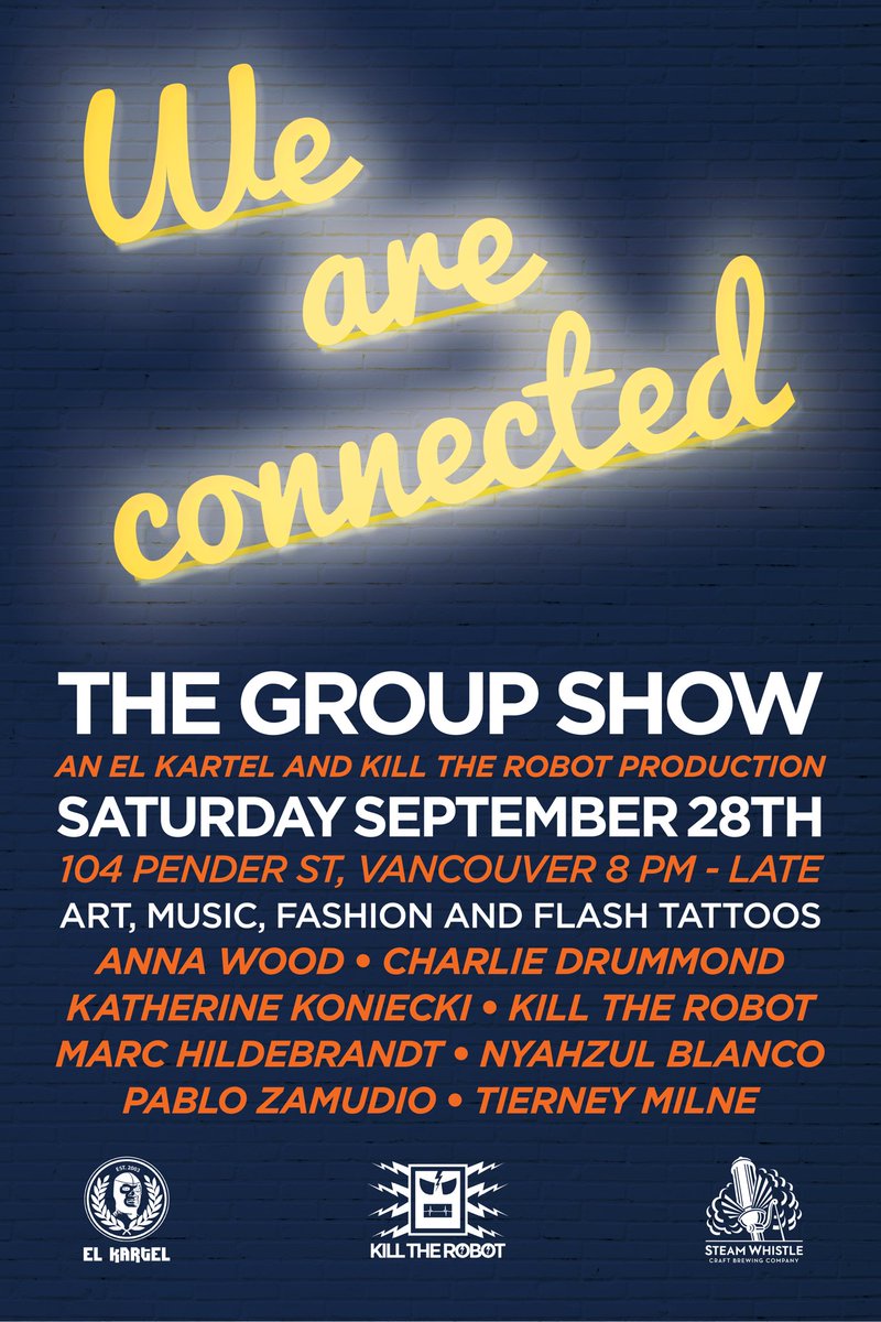 #vancouver #artshow #groupshow #weareconnected #createdonthate #chinatown #friends #fashion