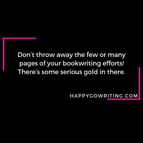 HappyGoWriting's tweet image. Never throw away what you’ve written down! Your words are the catalyst to the beginning or climax of your book OR they are the key pieces that bring your book together! Do something with your bookwriting efforts @ happygowriting.com  #bookwriterforhire #ghostwriterforhire