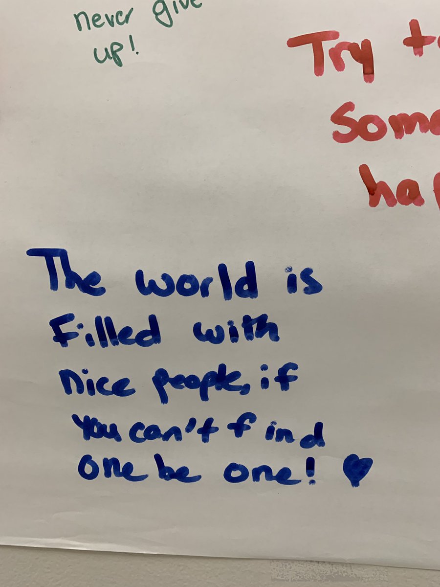denisedaugelli's tweet photo. Spreading positive vibes 🙌🏼🤩💛 #startwithhello #thedonstugov #studentvoice #ownit #empathy @DonEstridgeHTMS https://t.co/OPUGKPEPS2
